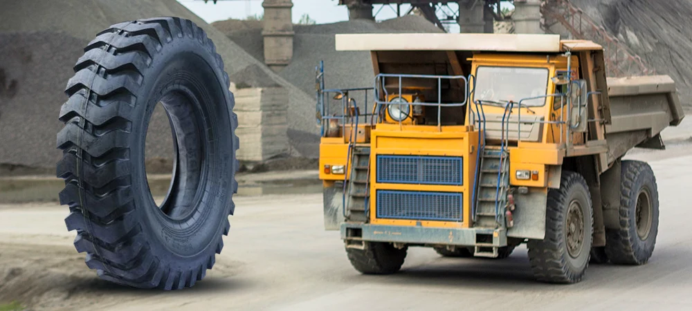 large dumper tires