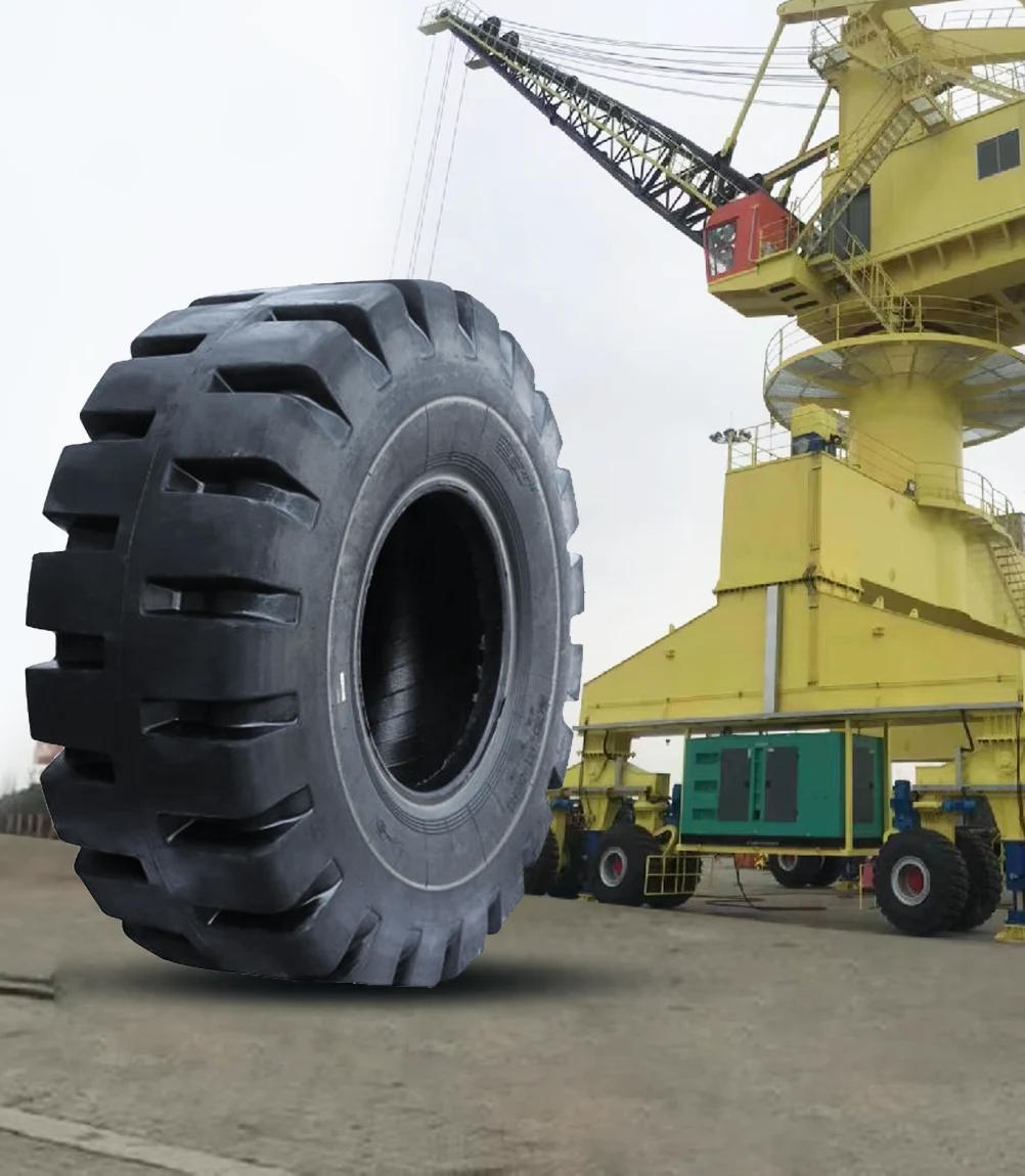 JABIL port crane tires